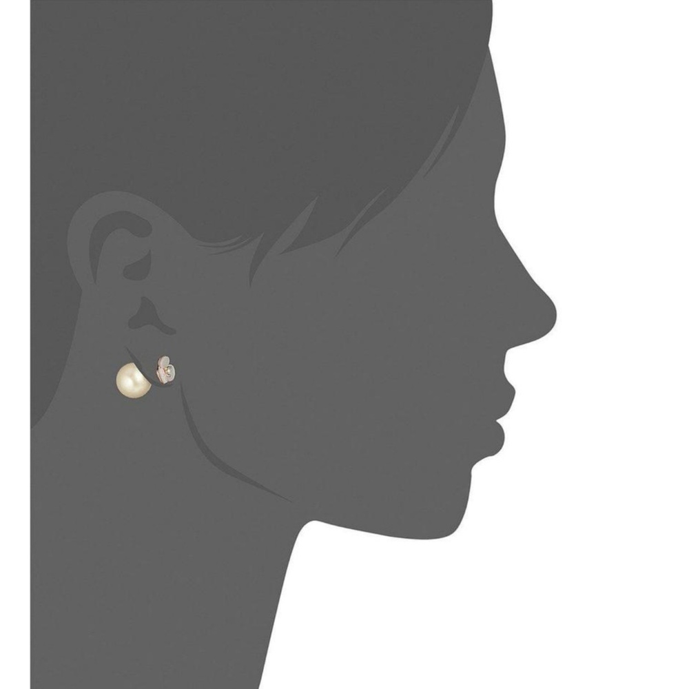 NEW Kate Spade Disco Pansy Reversible Earrings - Picture 2 of 6